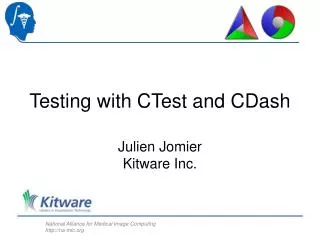 Testing with CTest and CDash