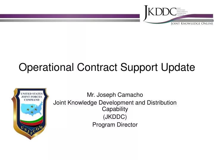operational contract support update