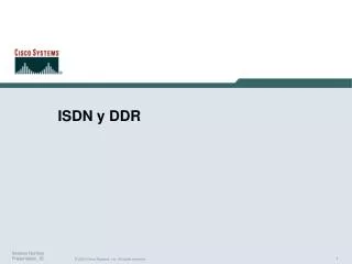 ISDN y DDR