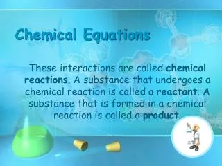 chemical equations