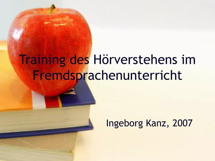 training des h rverstehens im fremdsprachenunterricht