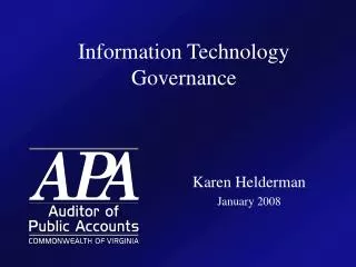 Information Technology Governance