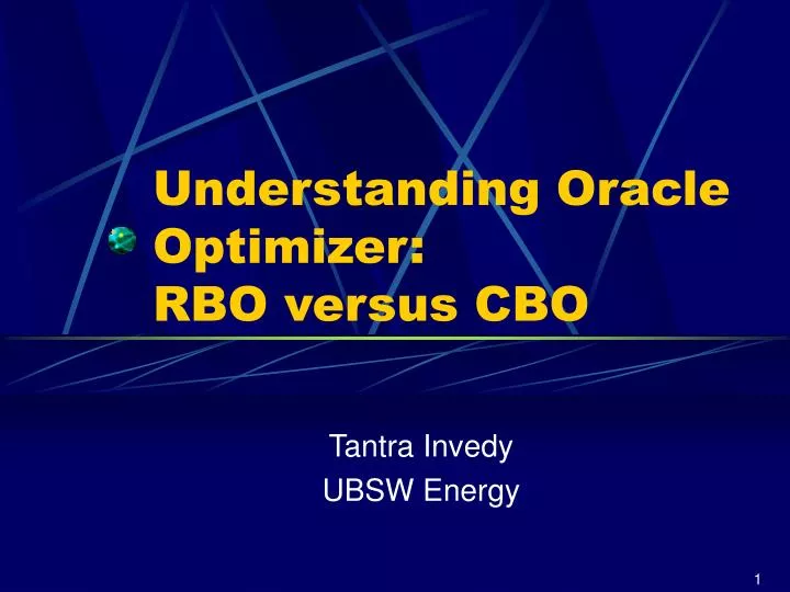 understanding oracle optimizer rbo versus cbo