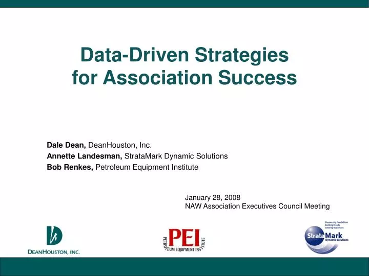data driven strategies for association success