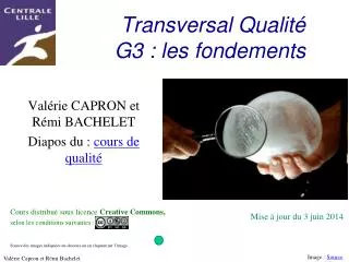 transversal qualit g3 les fondements