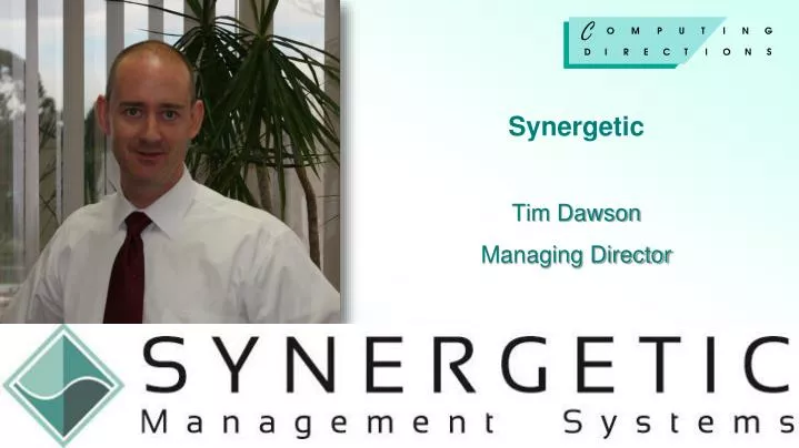 synergetic tim dawson managing director