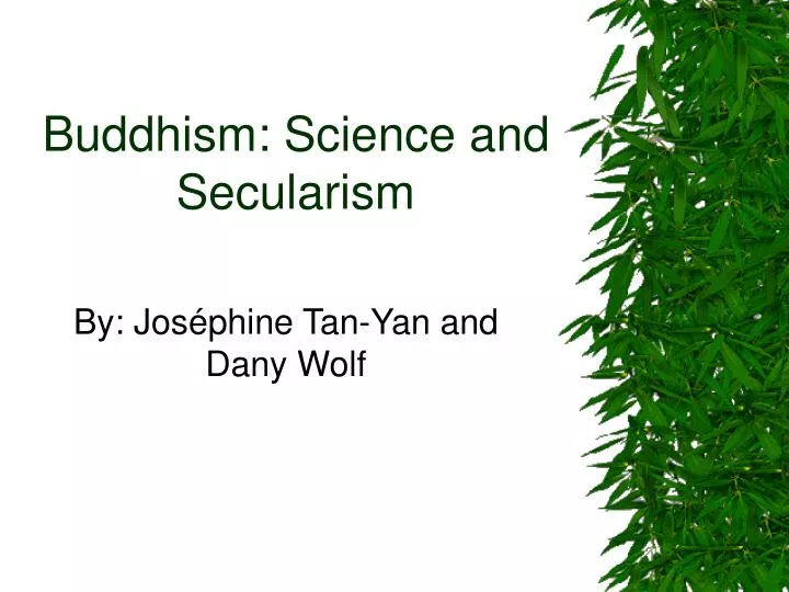 buddhism science and secularism