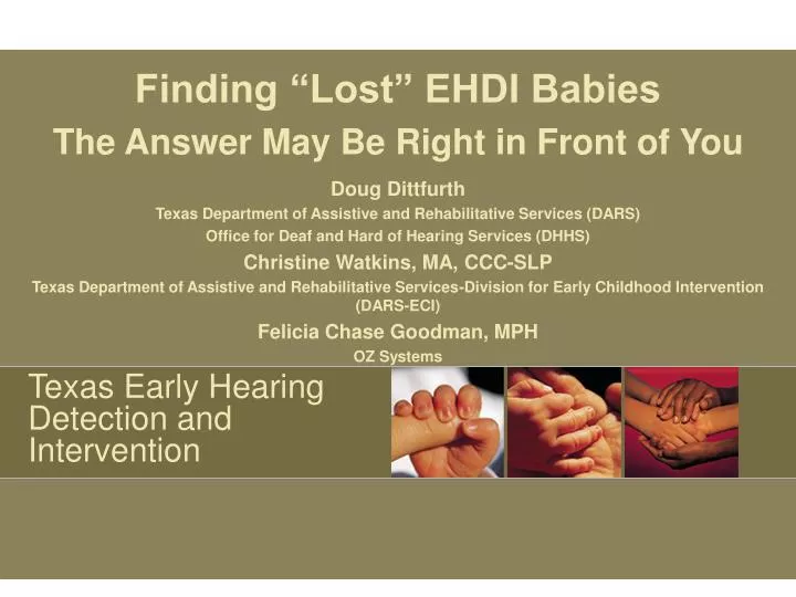 texas early hearing detection and intervention