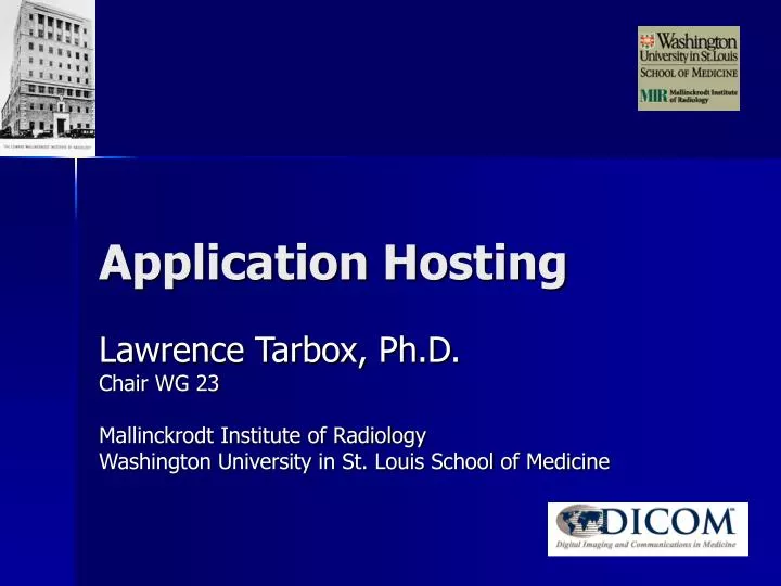 application hosting