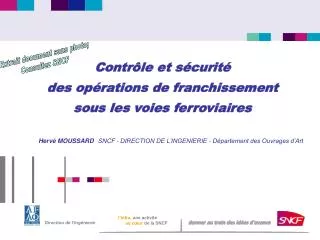 Extrait document sans photo; Consultez SNCF