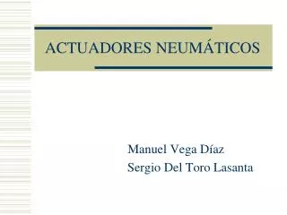 actuadores neum ticos