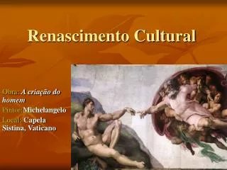 renascimento cultural