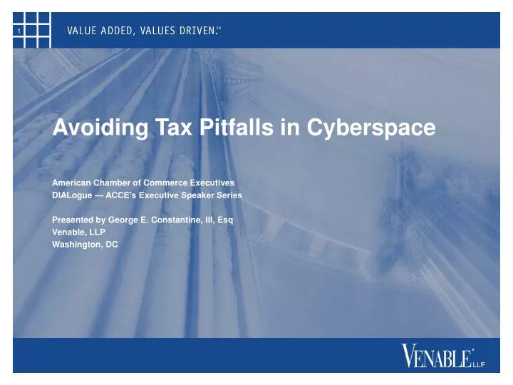 avoiding tax pitfalls in cyberspace