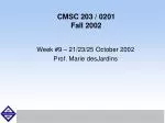 CMSC 203 / 0201 Fall 2002 - slide 1