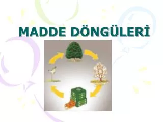 madde d ng ler