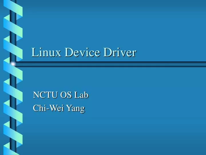 linux device driver