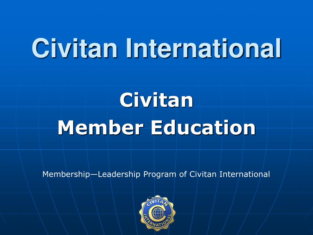 PPT - Civitan International PowerPoint Presentation, free download - ID ...