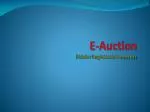 E-Auction