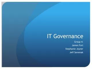 IT Governance