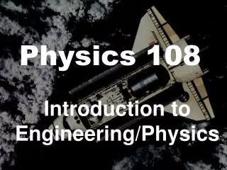 Physics 108