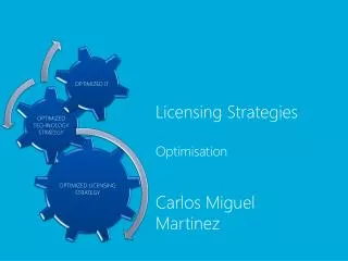 Licensing Strategies Optimisation