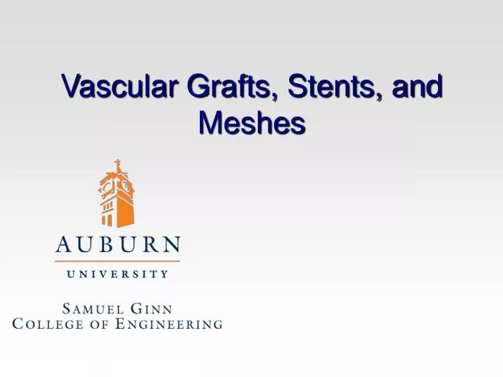 vascular grafts stents and meshes