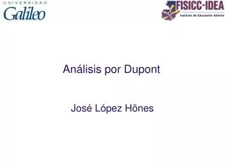 an lisis por dupont