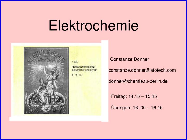 elektrochemie