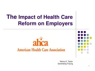 The Impact of Health Care Reform on Employers