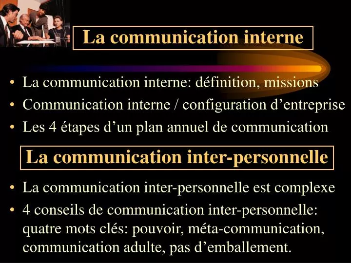 la communication interne