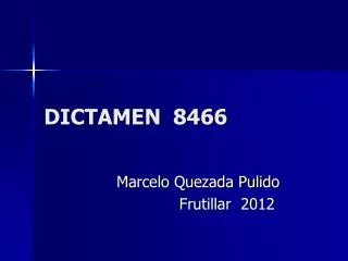 dictamen 8466