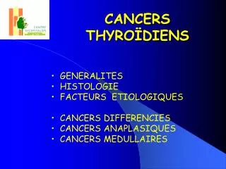 cancers thyro diens