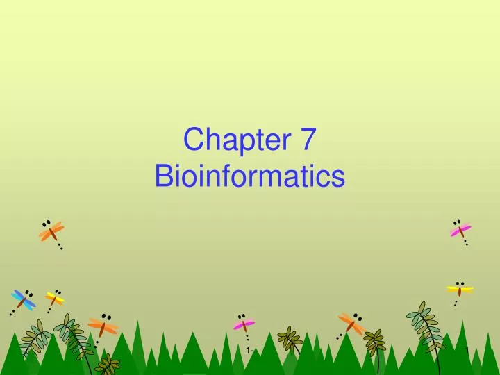 chapter 7 bioinformatics