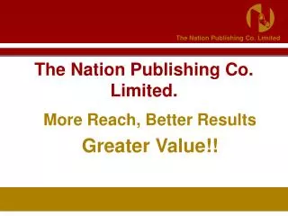 The Nation Publishing Co. Limited.