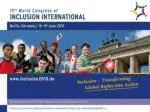 Why a World Congress - slide 1