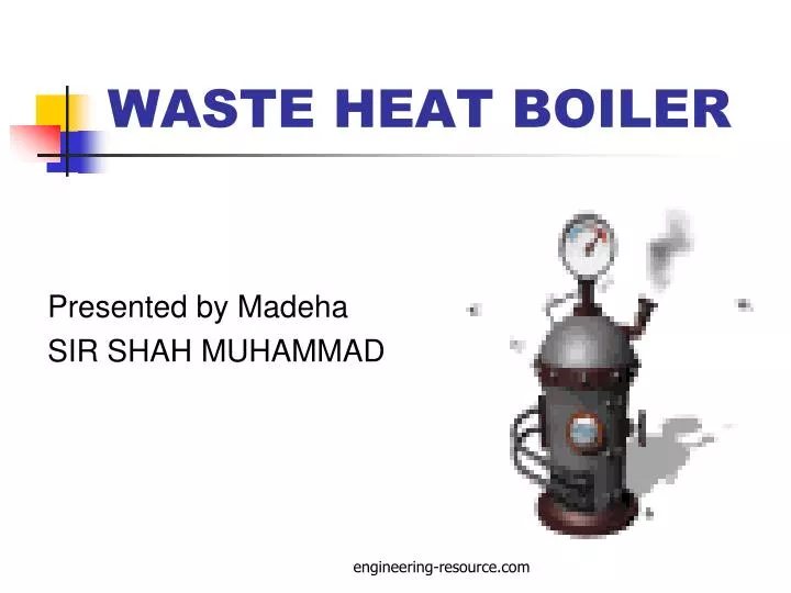 waste heat boiler