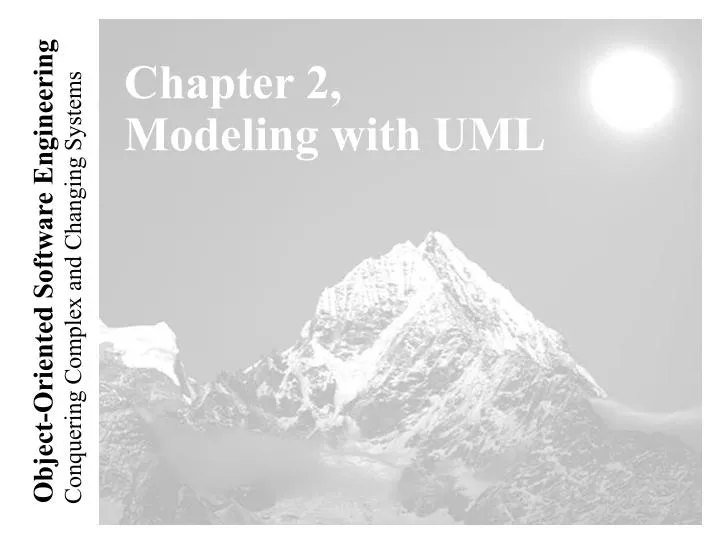 chapter 2 modeling with uml