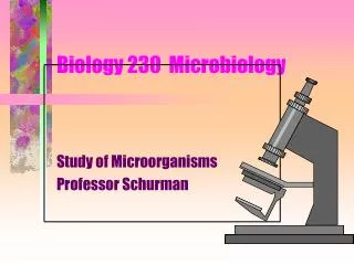 Biology 230 Microbiology