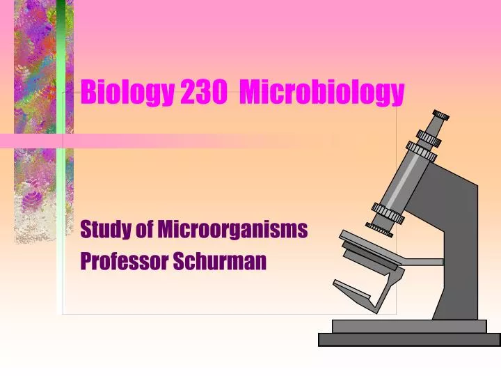 biology 230 microbiology
