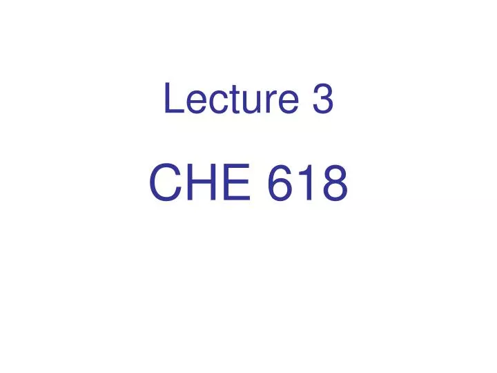 lecture 3