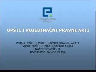 op ti i pojedina ni pravni akti