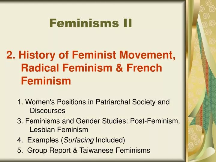 feminisms ii