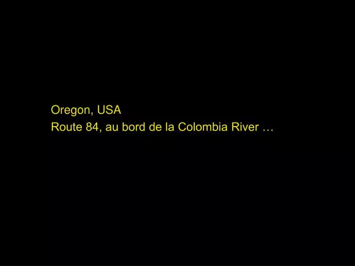 oregon usa route 84 au bord de la colombia river