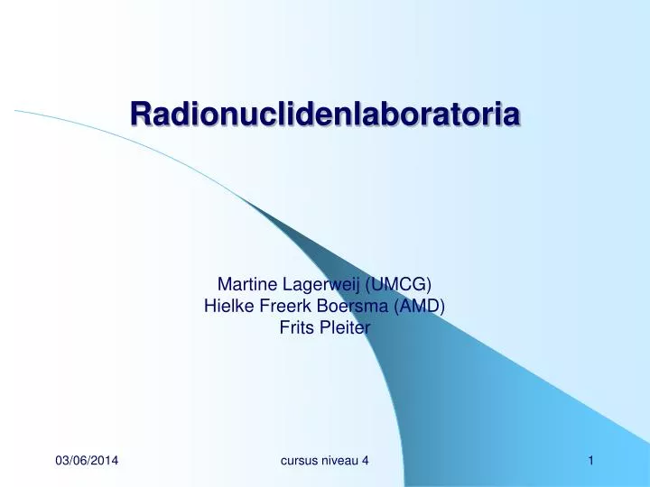 radionuclidenlaboratoria