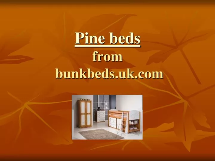 pine beds from bunkbeds uk com