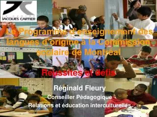 r ginald fleury conseiller p dagogique relations et ducation interculturelles