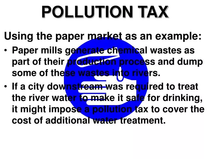pollution tax