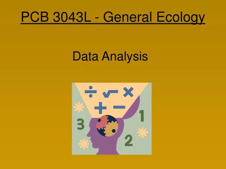 pcb 3043l general ecology