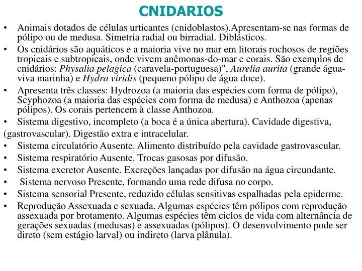 cnidarios