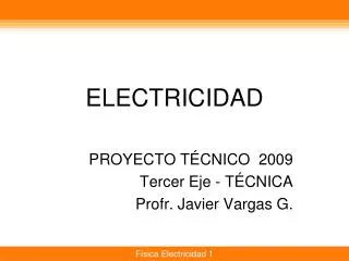 ELECTRICIDAD